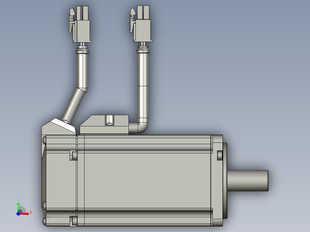 400W MHMJ伺服马达前视图