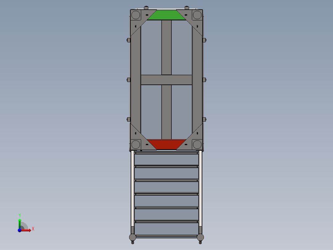 工作平台一前视图