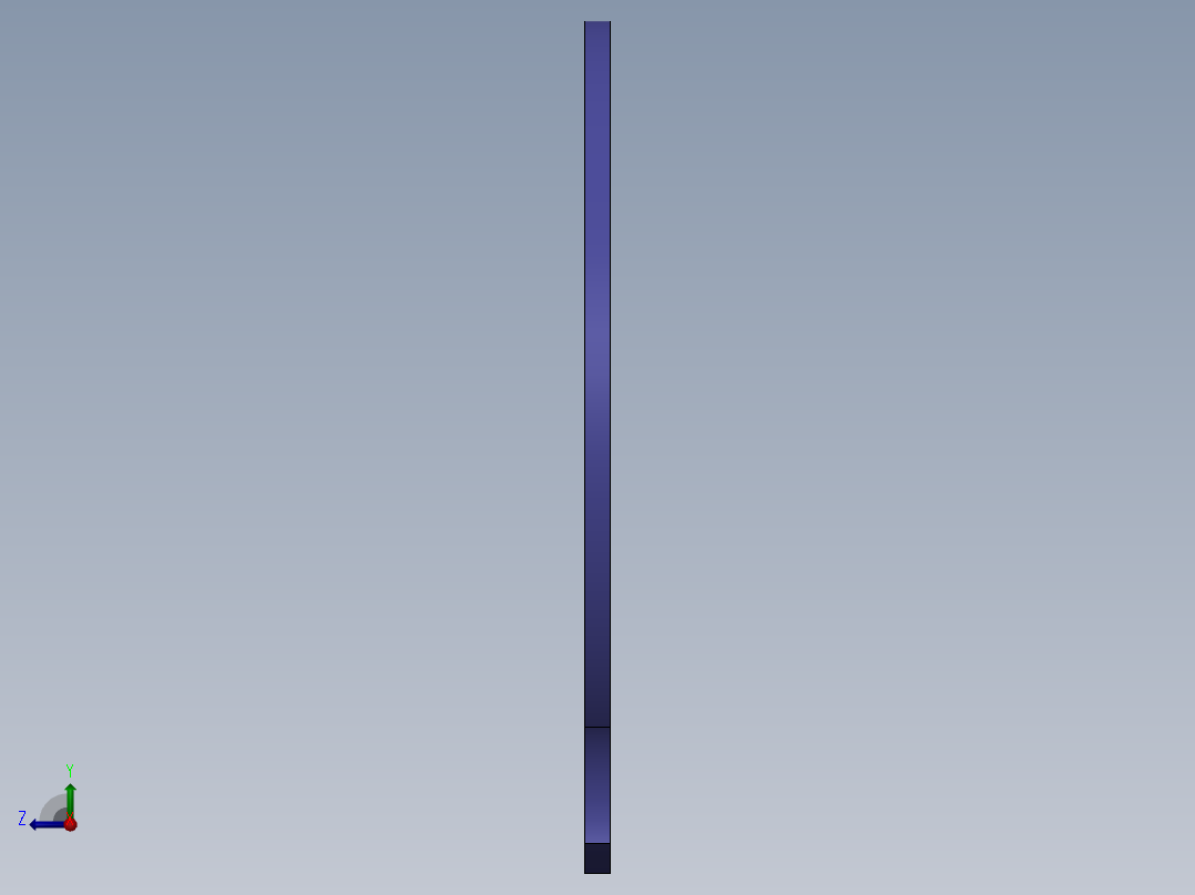 GB894．2-86轴用弹性挡圈B型40NN右视图