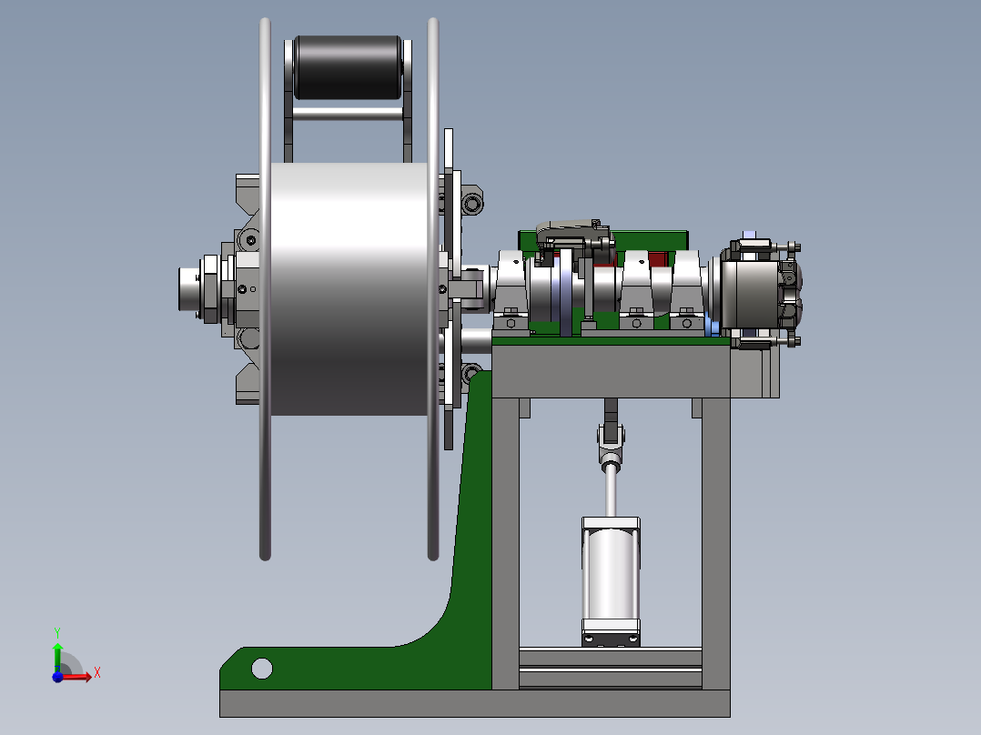 2023.02月-开卷机sw19前视图