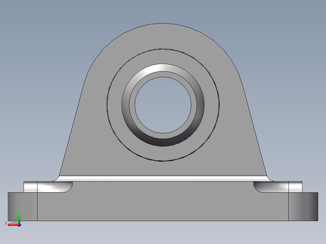 气缸座SNCS_100____F_后视图