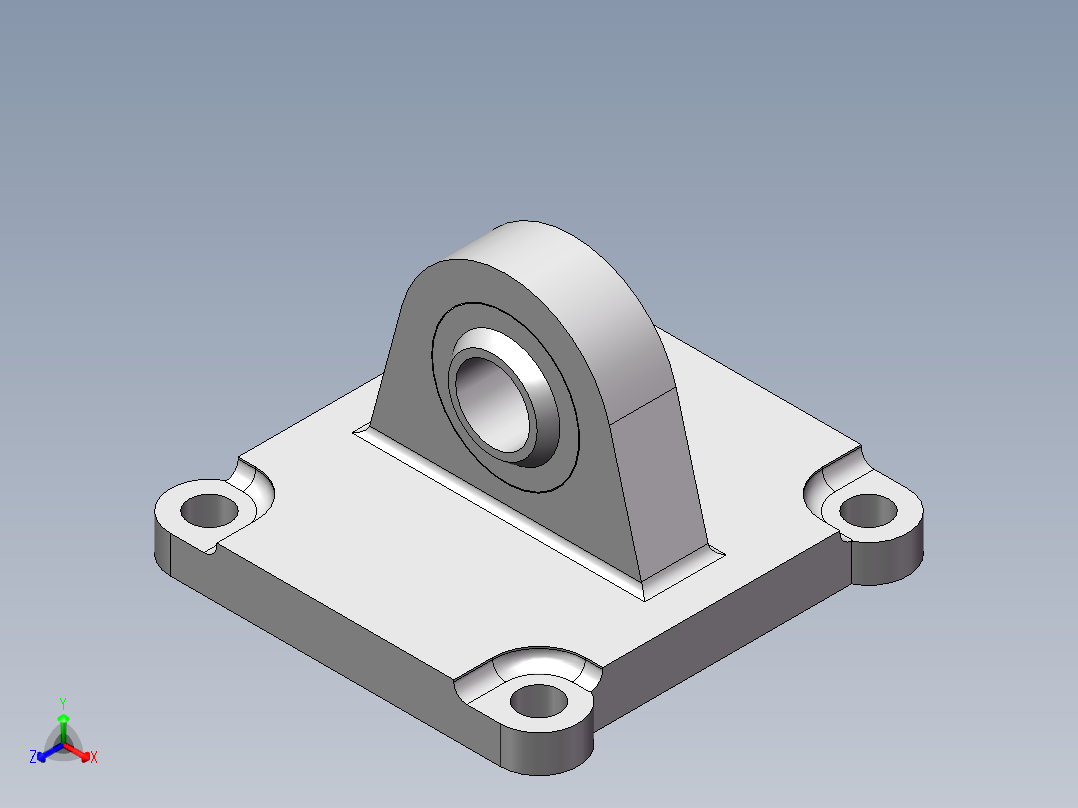 气缸座SNCS_100____F_正等轴测图