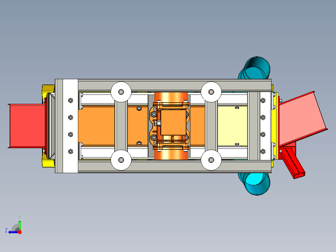 B2004240-从绝缘体中分离铜的振动分离器右视图