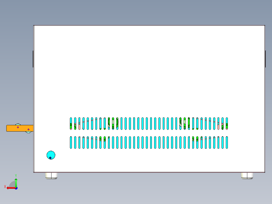 B2004235-电线剥皮和切割机后视图
