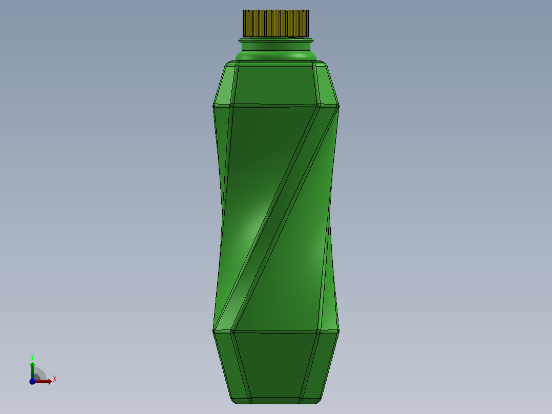 瓶子、罐子、桶(10)前视图