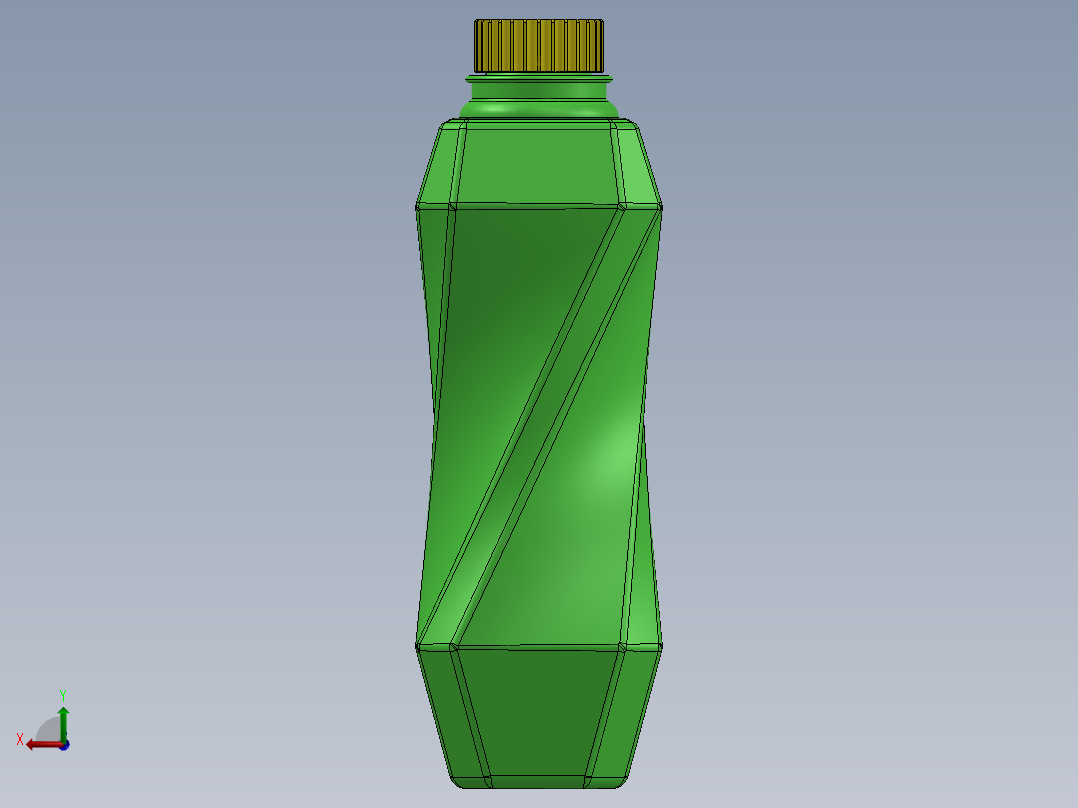 瓶子、罐子、桶(10)后视图