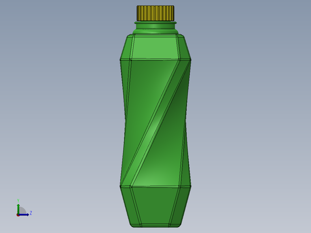 瓶子、罐子、桶(10)左视图