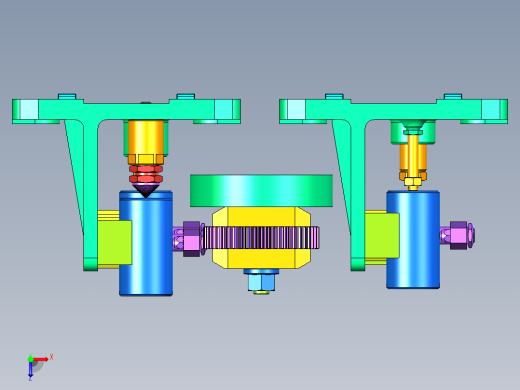 4款铣轴端槽及滚齿夹具俯视缩略图