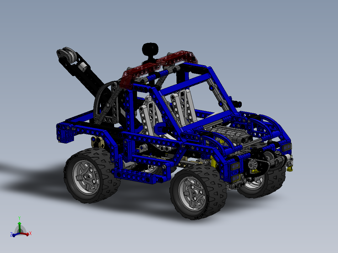 A2004721-乐高积木车