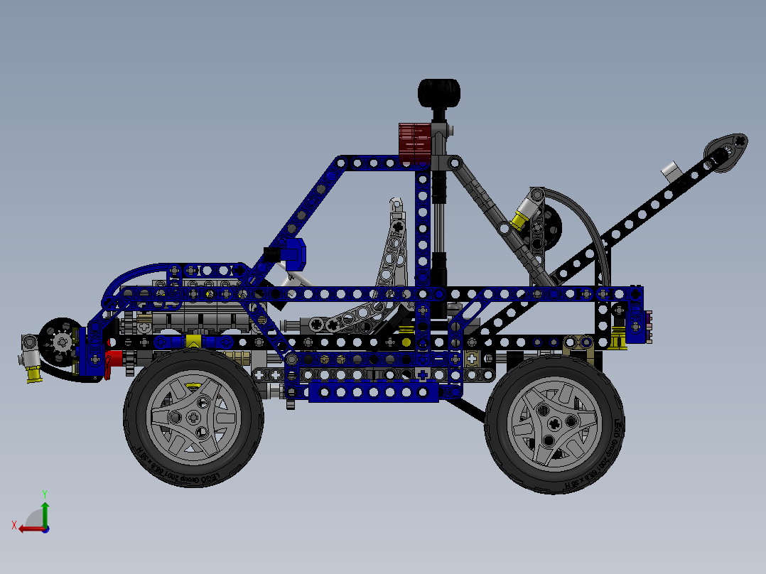 A2004721-乐高积木车后视图