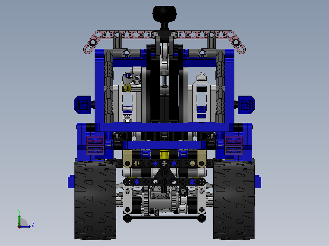 A2004721-乐高积木车左视图