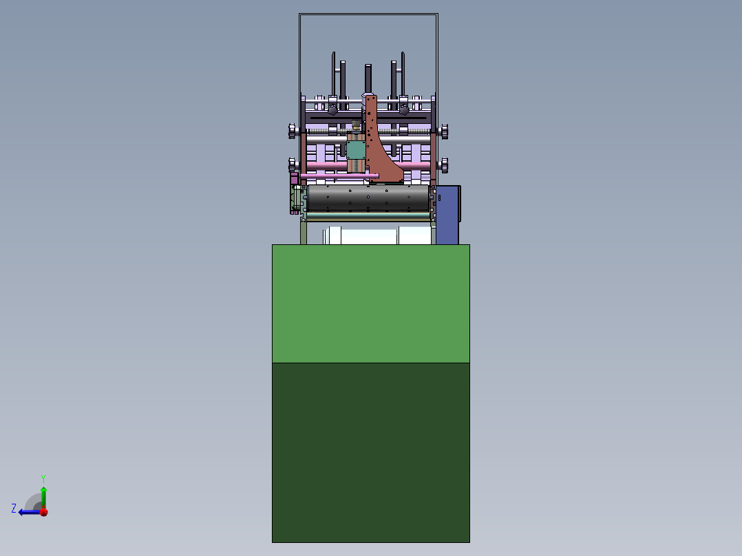 3.5 米超声波清洗输送线右视图