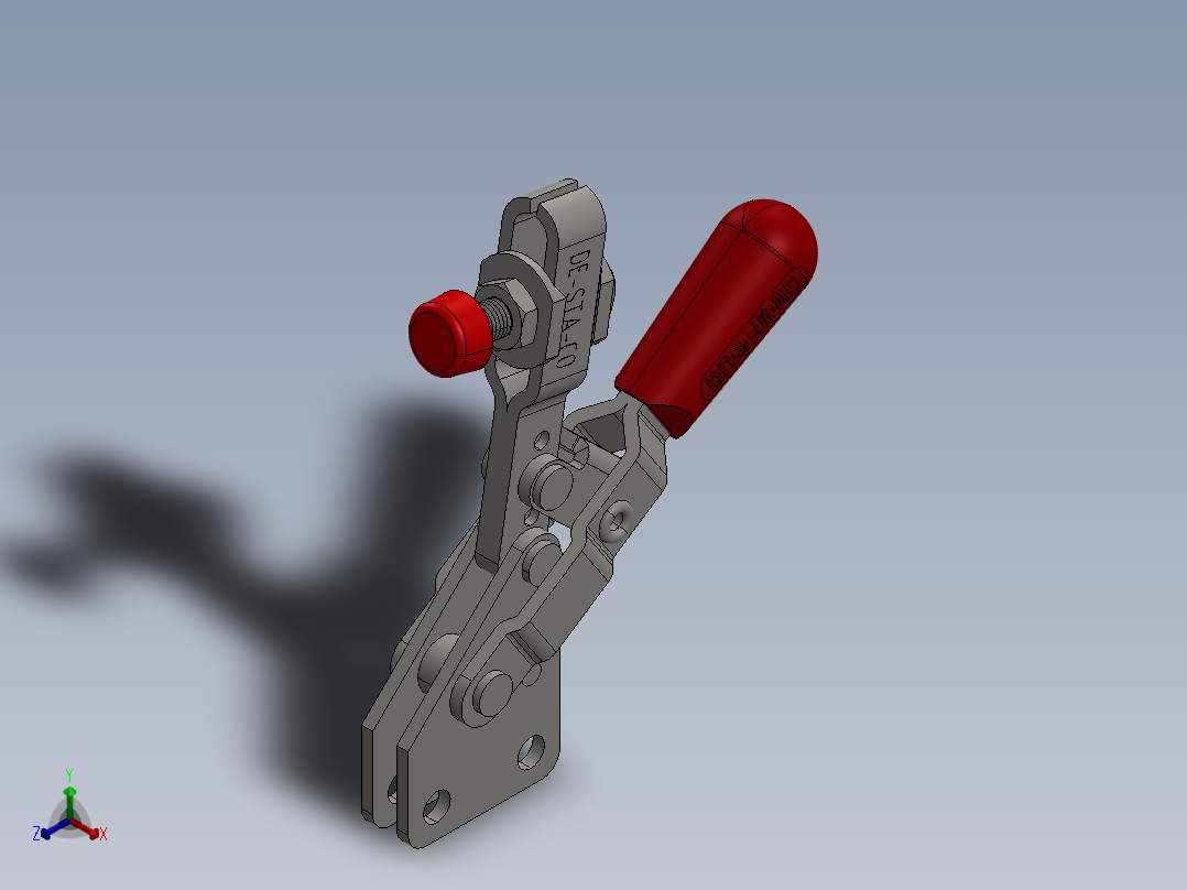 快速夹2正等轴测图