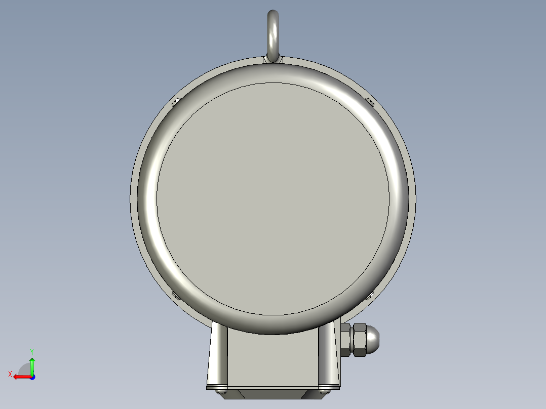 R137底脚轴伸式安装斜齿轮减速机R137-Y22-4P-180L-M1-90_电机后视图
