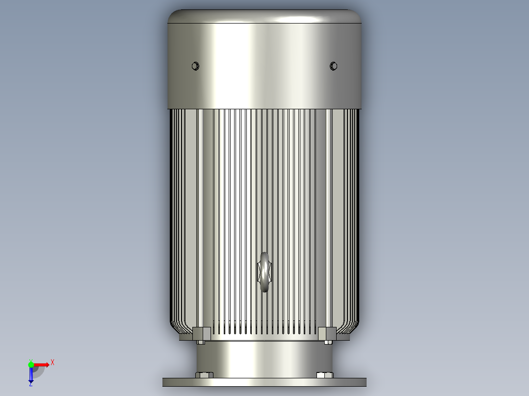 R137底脚轴伸式安装斜齿轮减速机R137-Y22-4P-180L-M1-90_电机俯视图