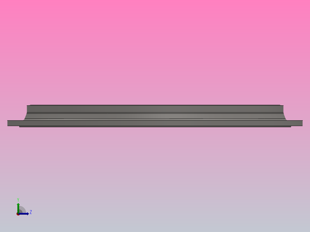 凸面对焊钢制管法兰_1000-2.5（系列1）左视图