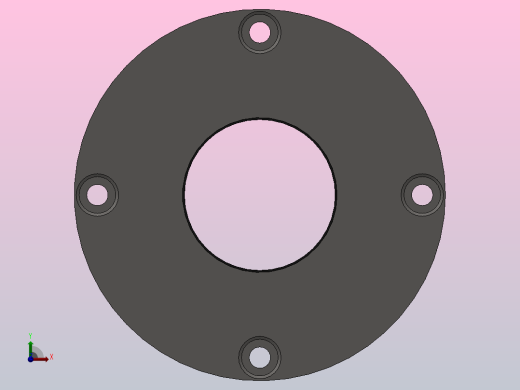 轴承盖35左视缩略图