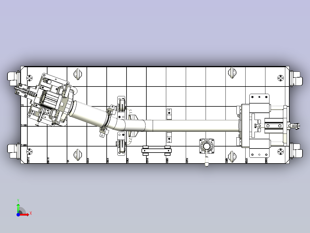 排气管检具前视图