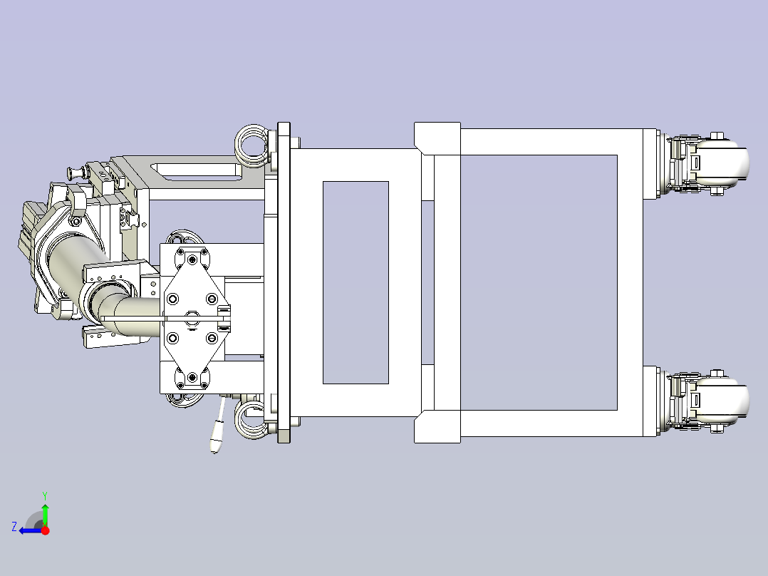 排气管检具右视图