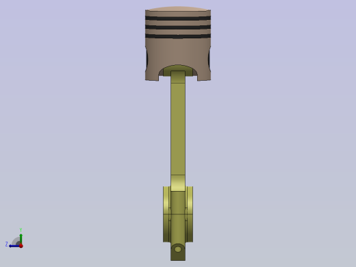 A0004597-4缸发动机曲轴活塞右视缩略图