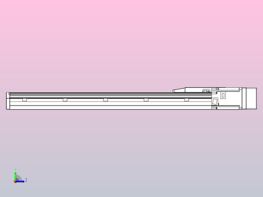 滚珠丝杠直线轴内置导轨TPA-GCR-150-2010C-L600-MR-M75-N3左视缩略图