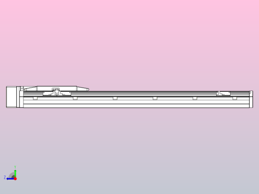 滚珠丝杠直线轴内置导轨TPA-GCR-150-2010C-L600-MR-M75-N3右视缩略图