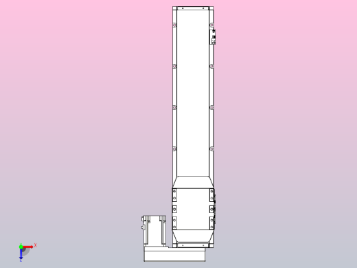 滚珠丝杠直线轴内置导轨TPA-GCR-150-2010C-L600-MR-M75-N3俯视缩略图