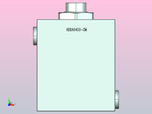 HDBA方型直线夹紧器HDBA0400-CM前视缩略图