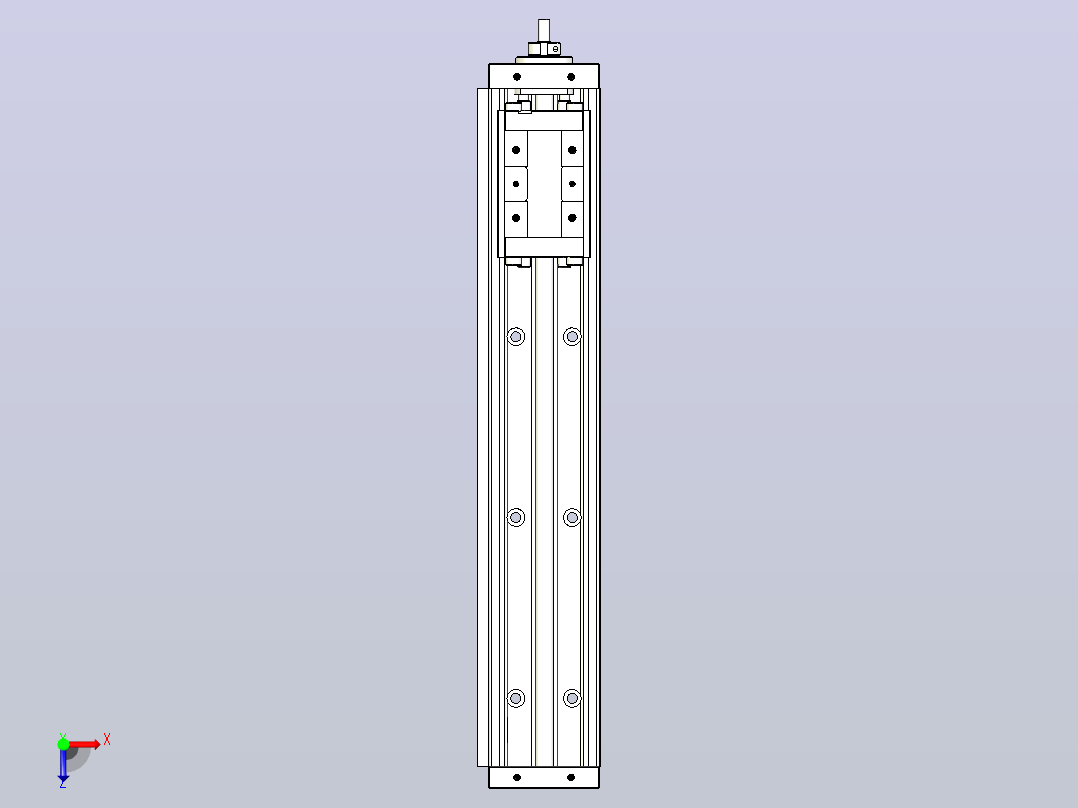 钢基模组TPA-KSR-5002C-300A1-M-H0S0俯视图