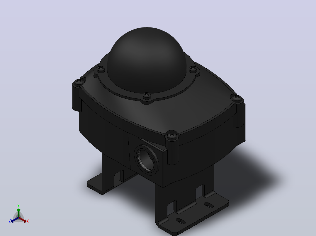 LSB3系列[LSB32]气动执行器主视图