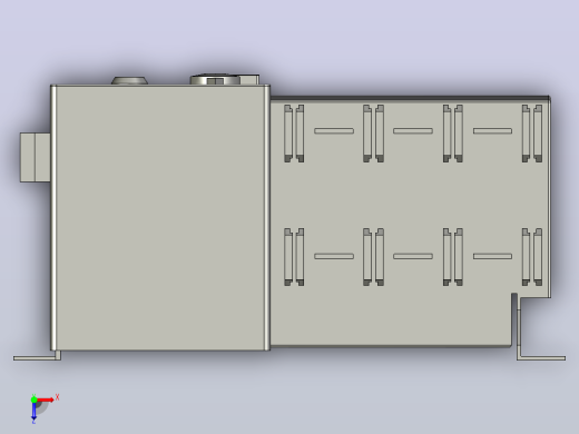 NH40-200、250_3SZL 3P自动转换开关三维模型202006俯视缩略图
