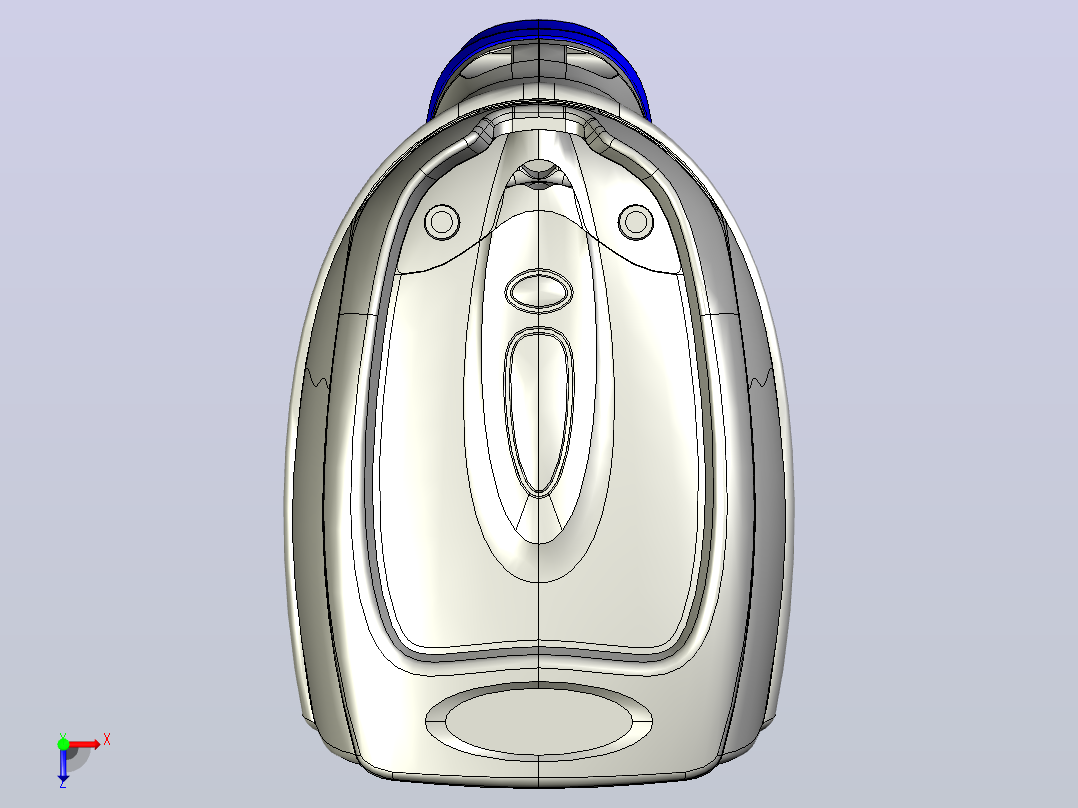 IDM161 Bluetooth手持式扫描枪俯视图