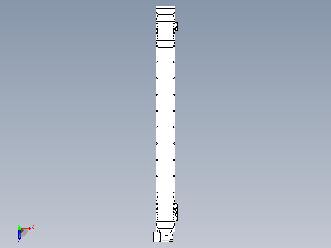 皮带直线轴双滑块型TPA-GCBS-120-P70-L450-LU-M20-N3俯视图