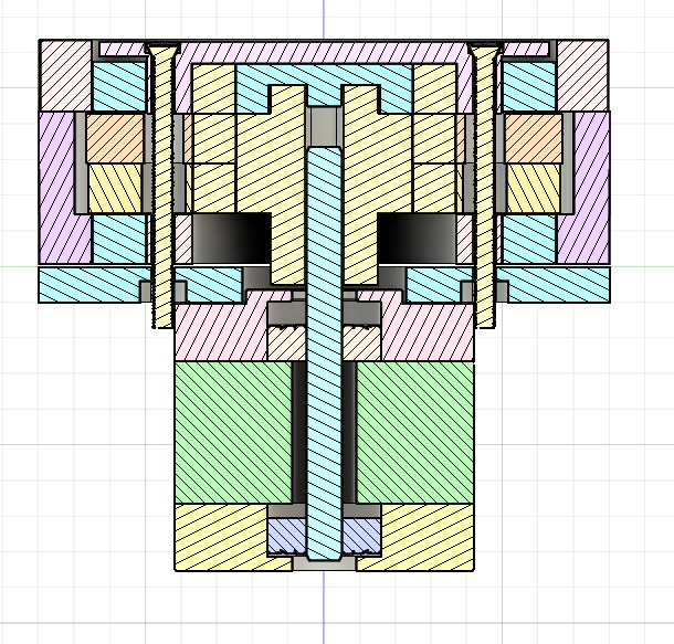 带有3D打印材料的齿轮箱和用于执行器