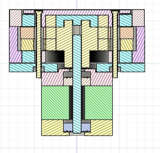 带有3D打印材料的齿轮箱和用于执行器缩略图