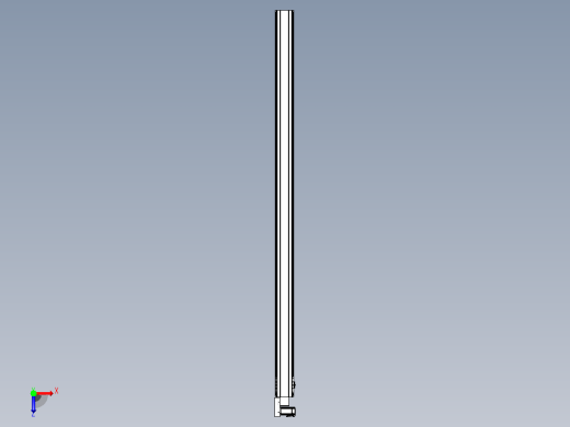 皮带直线轴半封闭可选导轨TPA-HNB-140D-120-L2750-ML-C-P40-N3俯视缩略图