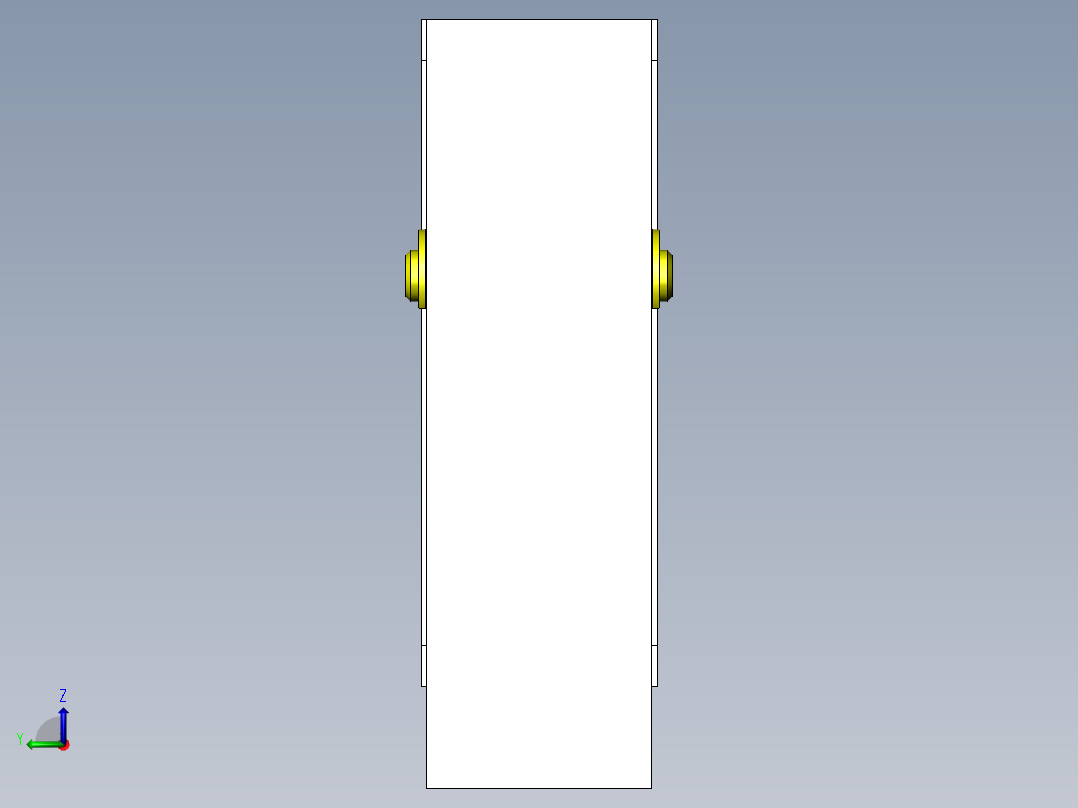 长尺寸工件固定夹具左视图