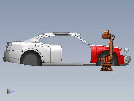 ABB IRB robot arm左视缩略图