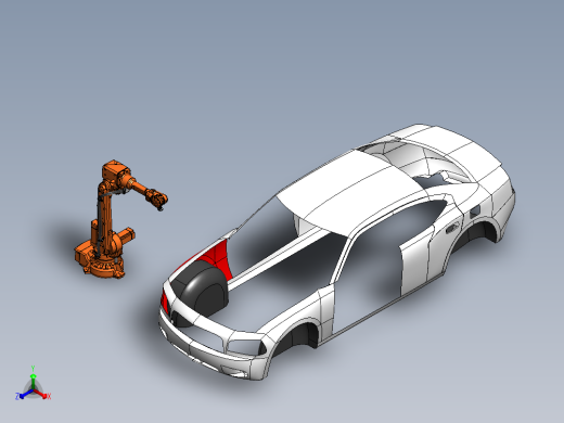 ABB IRB robot arm正等轴测缩略图