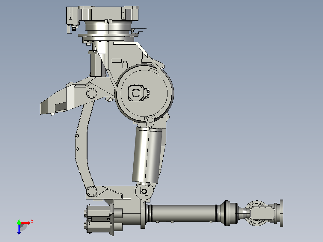 发那科fanuc m900ia 600俯视图