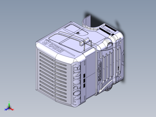 catia斯堪尼亚scania r420卡车头3D图纸