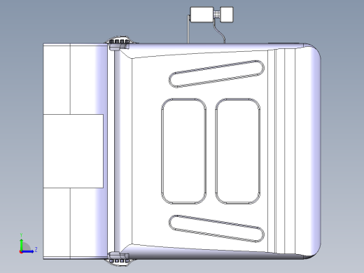 catia斯堪尼亚scania r420卡车头3D图纸左视缩略图