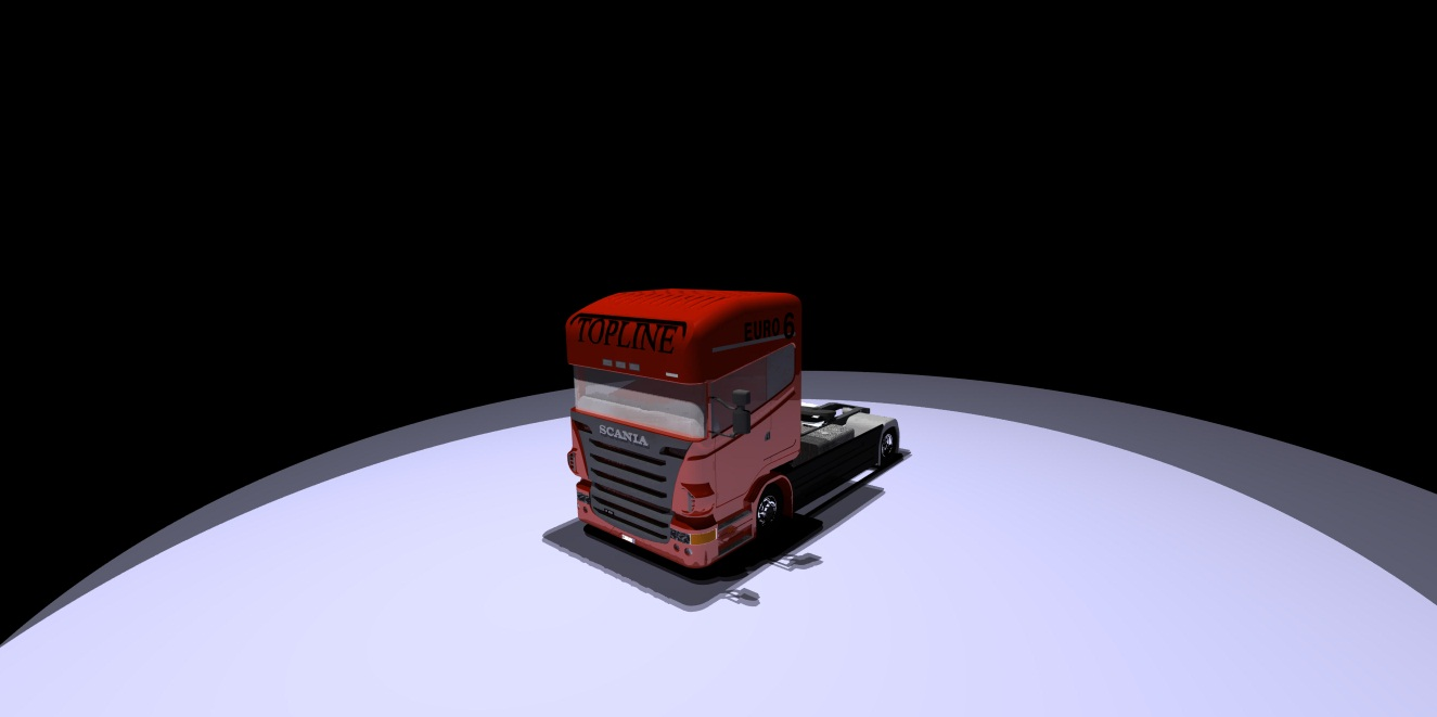 catia斯堪尼亚scania r420卡车头3D图纸