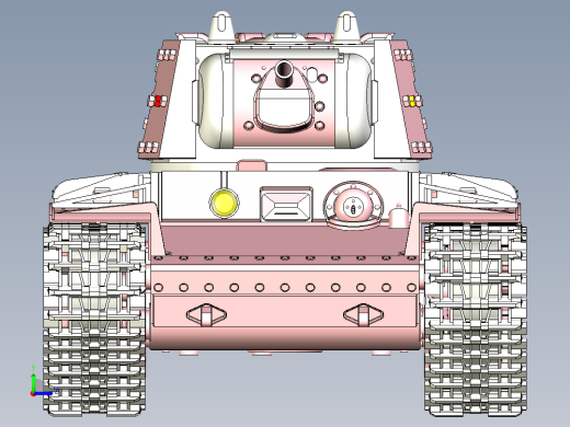 KV-1重型坦克（附加装甲型）左视缩略图