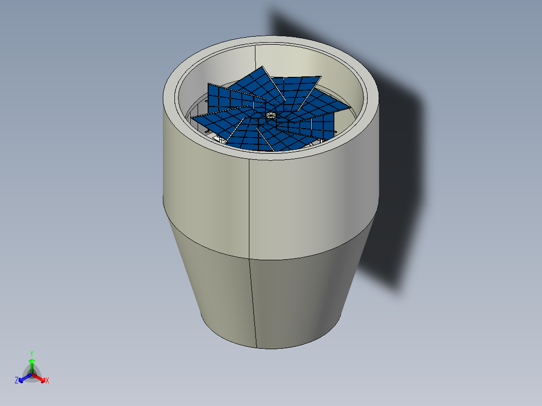 lunar八爪月球登陆器创新设计3D数模图纸 STEP格式正等轴测图