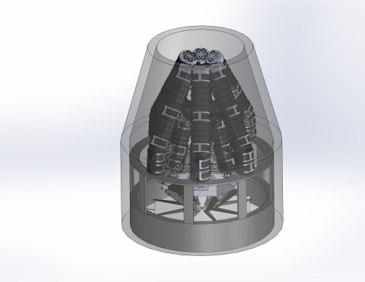 lunar八爪月球登陆器创新设计3D数模图纸 STEP格式缩略图
