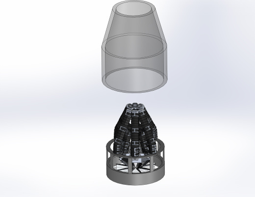 lunar八爪月球登陆器创新设计3D数模图纸 STEP格式缩略图