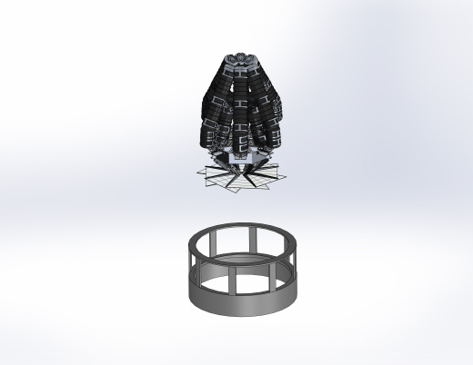 lunar八爪月球登陆器创新设计3D数模图纸 STEP格式缩略图