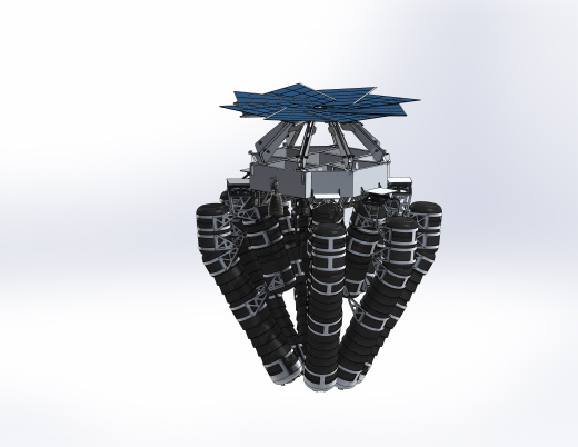 lunar八爪月球登陆器创新设计3D数模图纸 STEP格式缩略图