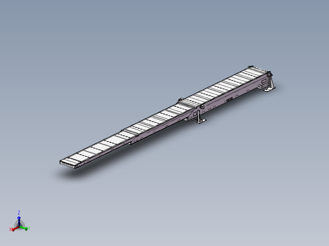 5款可伸缩皮带线3d图纸伸缩输送线两节三节伸缩皮带输送机图纸